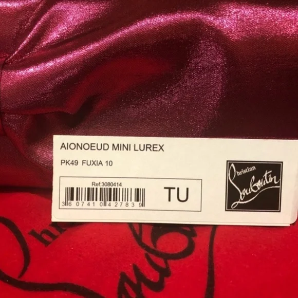 Christian Louboutin Red Bow Purse Brand New with Tags